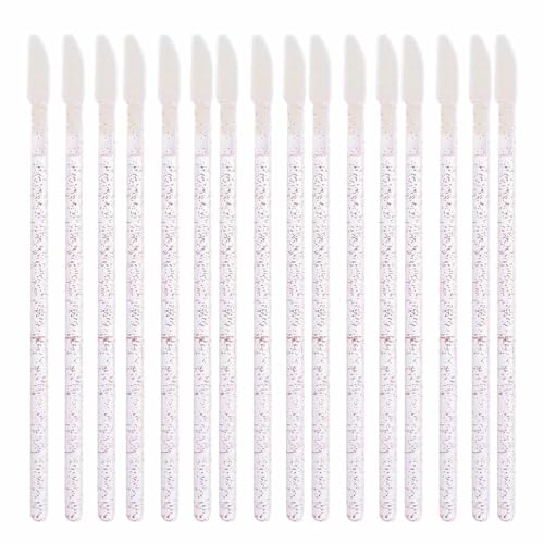 minkissy リップ ブラシ アプリケーター 250個 使い捨て リップ グロス ブラシ 口紅 アプリケーター ポータブル コンシーラー メイクアップ ブラシ トラベル リップ フィルム オイル ブラシ