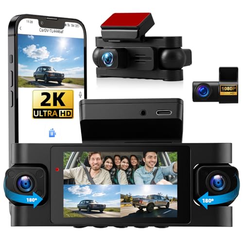 Dashcam voiture 4 canaux enregistrement en boucle et capteur G OiLiehu