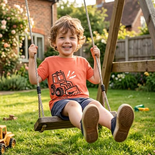 Image of DEEKEY Toddler Boys Shirts Short-Sleeve Little Kids t Shirts Boys' Tops, Tees & Shirts Graphic TEE Age for 2-7 Years 4-Pack