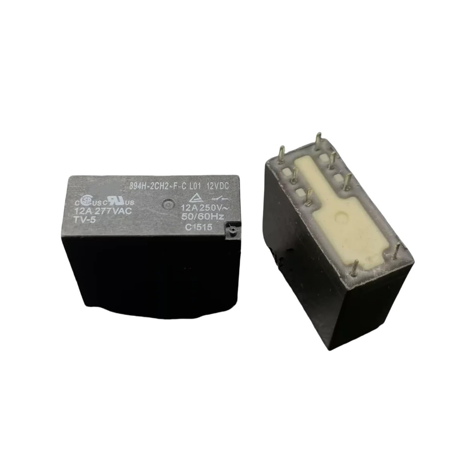 ICXLPMC 5pcs 894H-2CH2-F-S 12A 8PIN 12VDC
