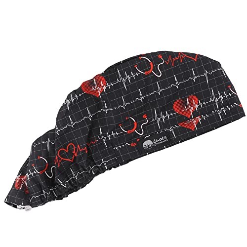 Adjustable Buckle Scrub Cap
