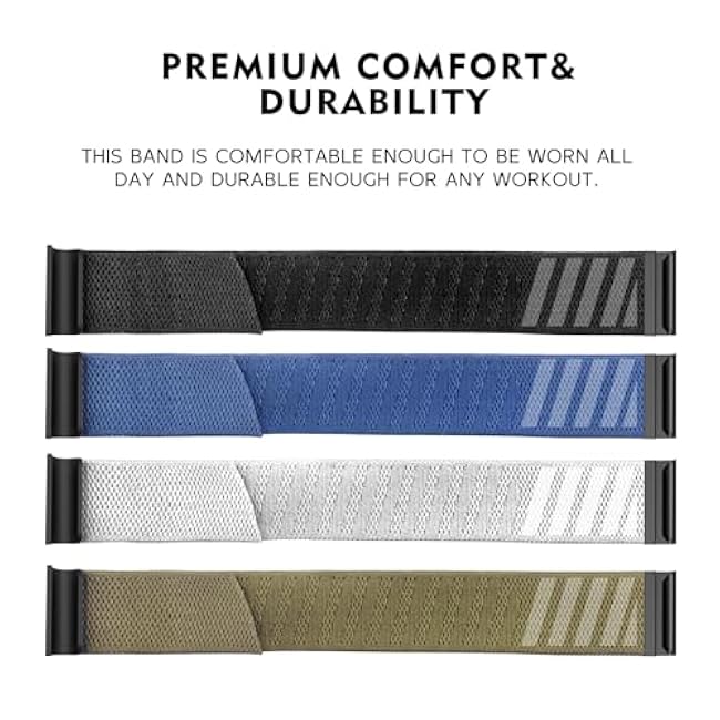 Fitcent Sport Elastic Wristband/Bicep Band Strap Compatible for WHOOP 4.0 WHOOP 3.0 Fitness Tracker Accessory with U shape