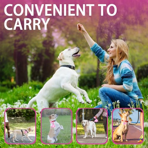 Image of HZDHCLH Poop Bags for Dogs Leak Proof Extra Thick Dog Poop Bags, Pink Cat's Paw 18 Rolls 9 inch x 13 inch Lavender Scented Pet Waste Bag, 270 Count