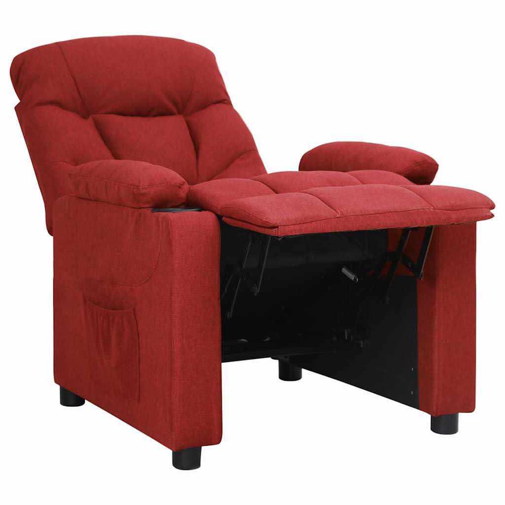 Sillón de relax ajustable manualmente para televisión, de tela