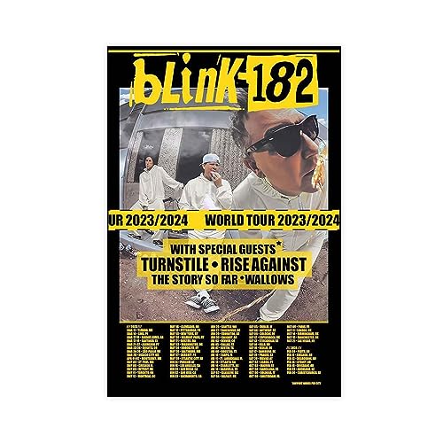 TONFONTONFON Blink Poster & 182 UR 2023 Or 2024 World Tour Poster Canvas Poster Bedroom Decor Sports Landscape Office Room Decor Gift Unframe-style 12x18inch(30x45cm)