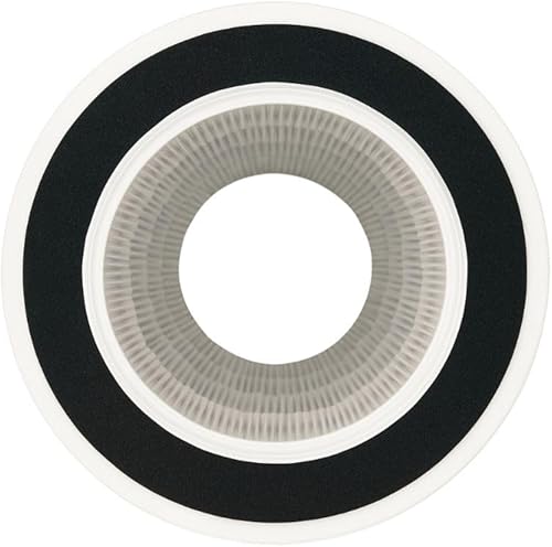 Miniatura 5 de Nispira HP201 HP202 Reemplazo de filtro de carbón activado HEPA 3 en 1 para purificador de aire Shark NanoSeal Serie MAX HP200 HC501 HC502 | Tamaño