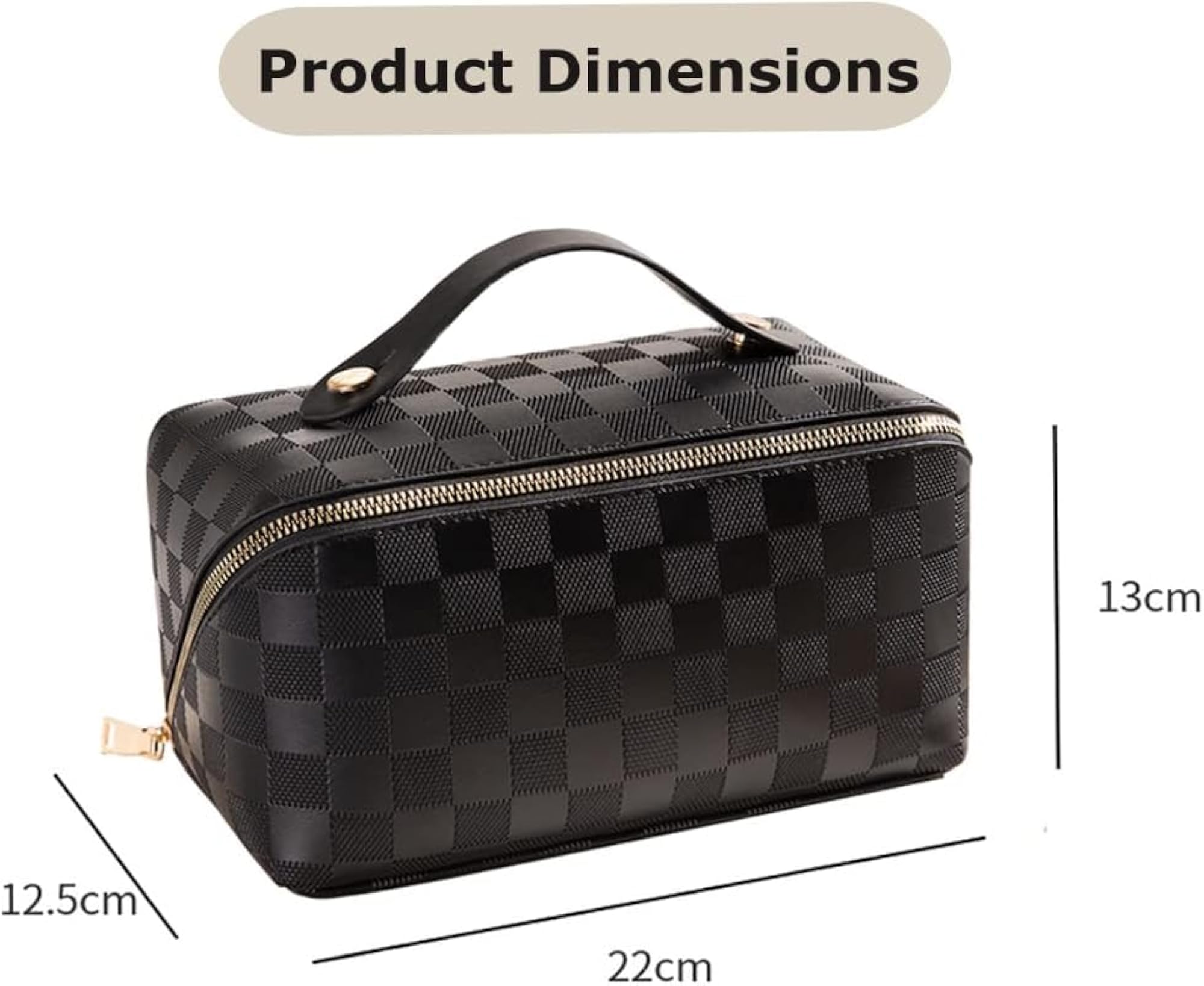 Luxury Large Capacity Travel Cosmetic Makeup Bag
