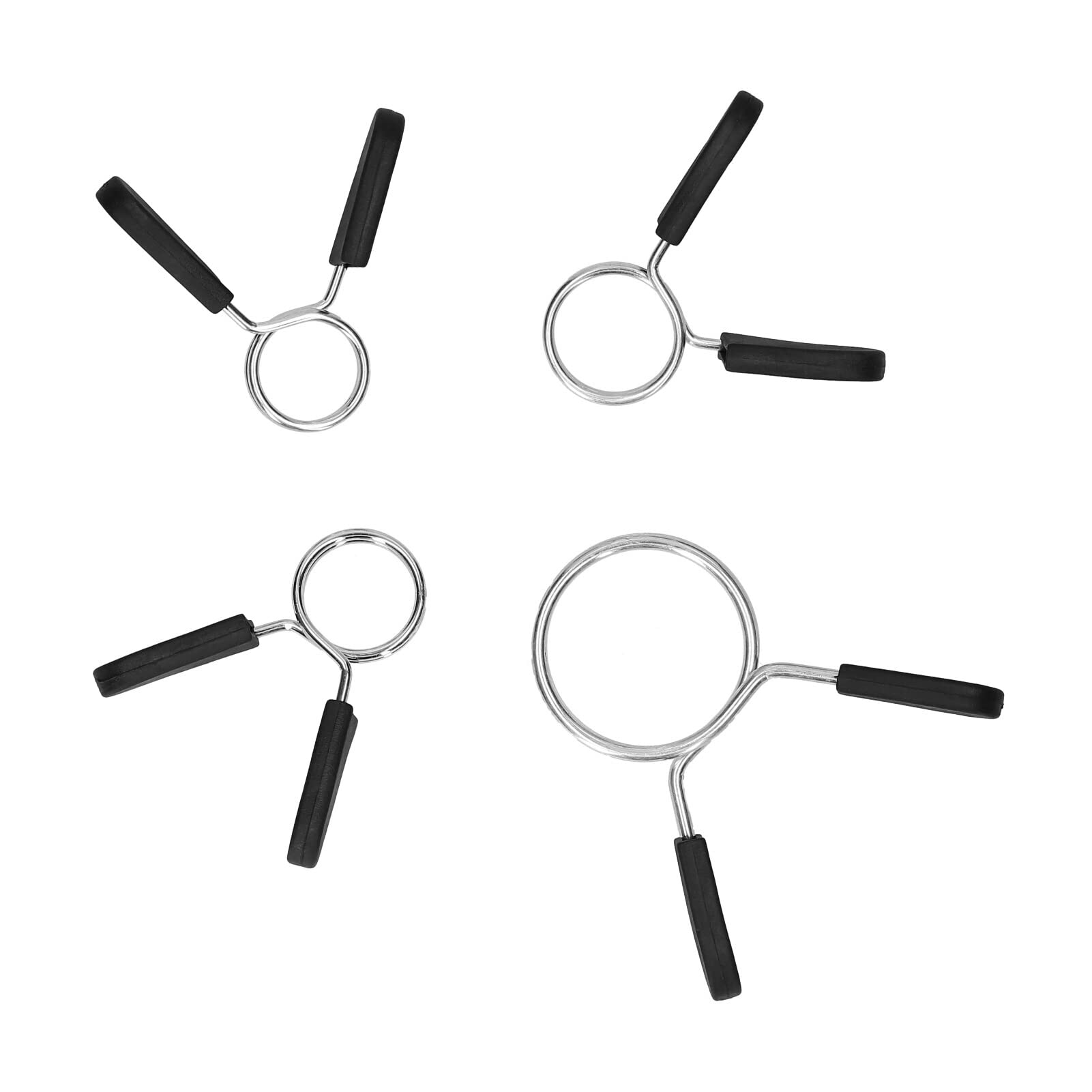Morsetti Per Bilanciere In Acciaio Inox 5,1 Cm – 2 Pezzi, Clip A Molla Per Pesi Olimpionici E Manubri - 2