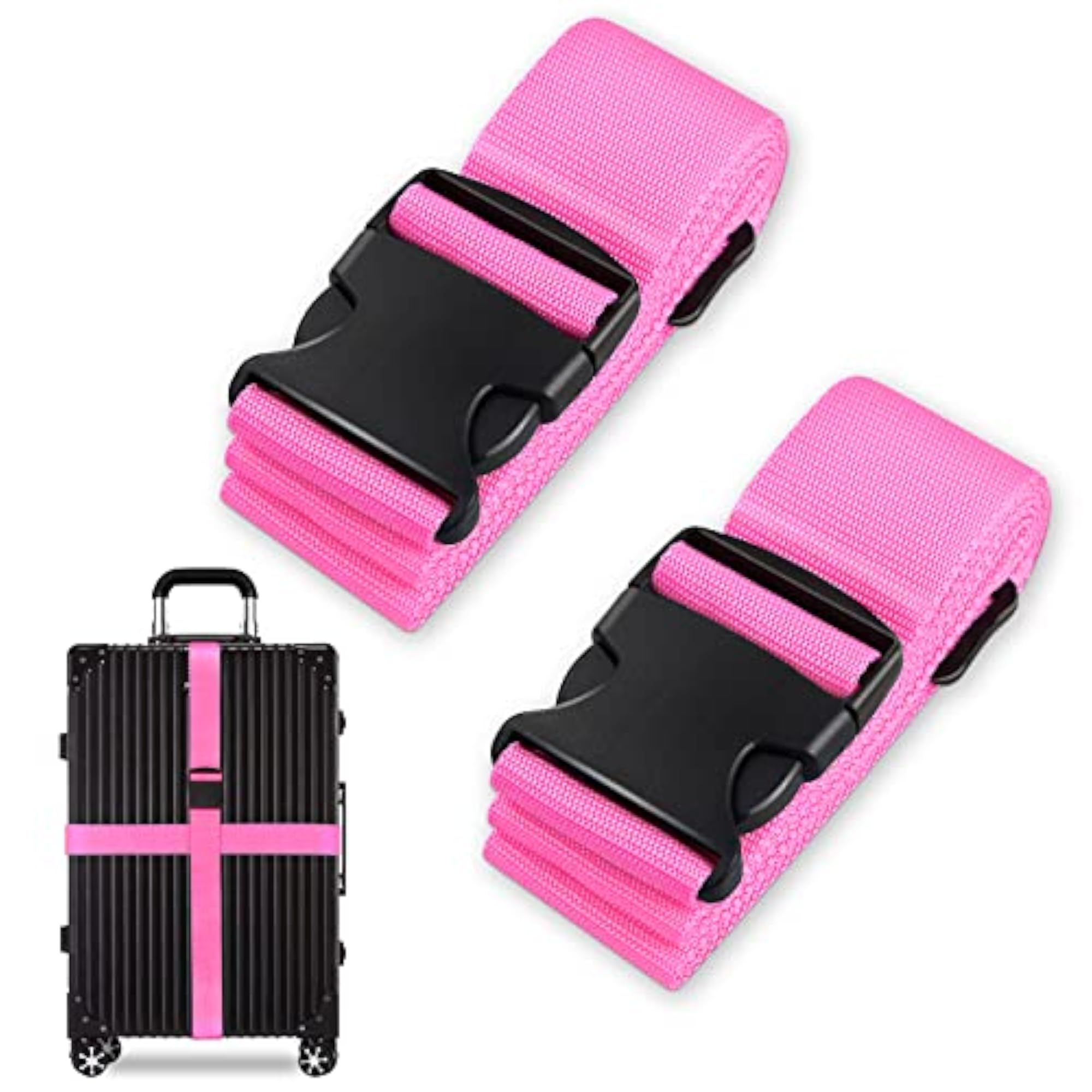 Luggage Suitcase Straps Set, Adjustable Travel Accessories