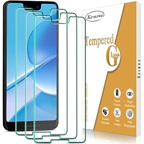 Kesuwe [3 Pack] Screen Protector for Google Pixel 3 XL Tempered Glass, Anti Scratch, Anti Fingerprint, 9H Hardness, Case Friendly, Bubble Free, Easy Installation Cover