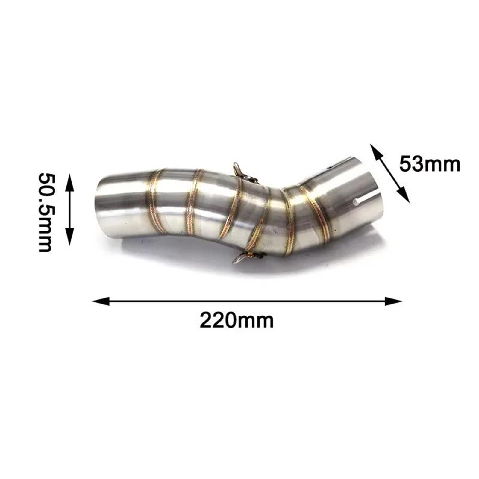 Tubo Collegamento Centrale Scarico Moto Collegare Il Tubo Marmitta Da 51 Mm Per Z900 2017-2024 Parte del corpo