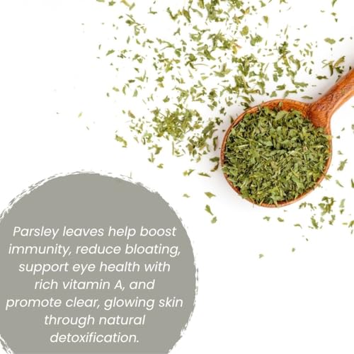 Image of HERBALPRASH Parsley Leaves 250g | 100% Natural & Sun-Dried | Aromatic Culinary Herb for Cooking, Seasoning & Herbal Tea | Rich in Antioxidants & Essential Nutrients