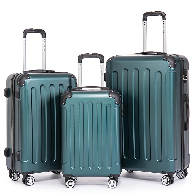 Boleedy Juego 3 Maletas Viaje (55/66/76CM) ABS Rígidas...