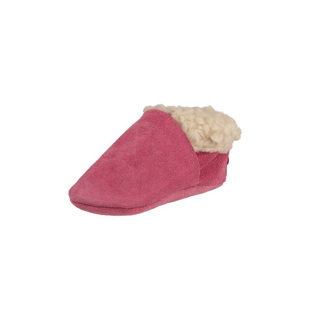 Shooshoos - Pink Suede with Fleece Collar (Size=XL:18-24M)