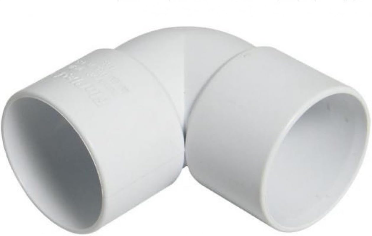 FloPlastSolvent White 90 Degree 40mm (43mm) Waste Knuckle - Bag of 5