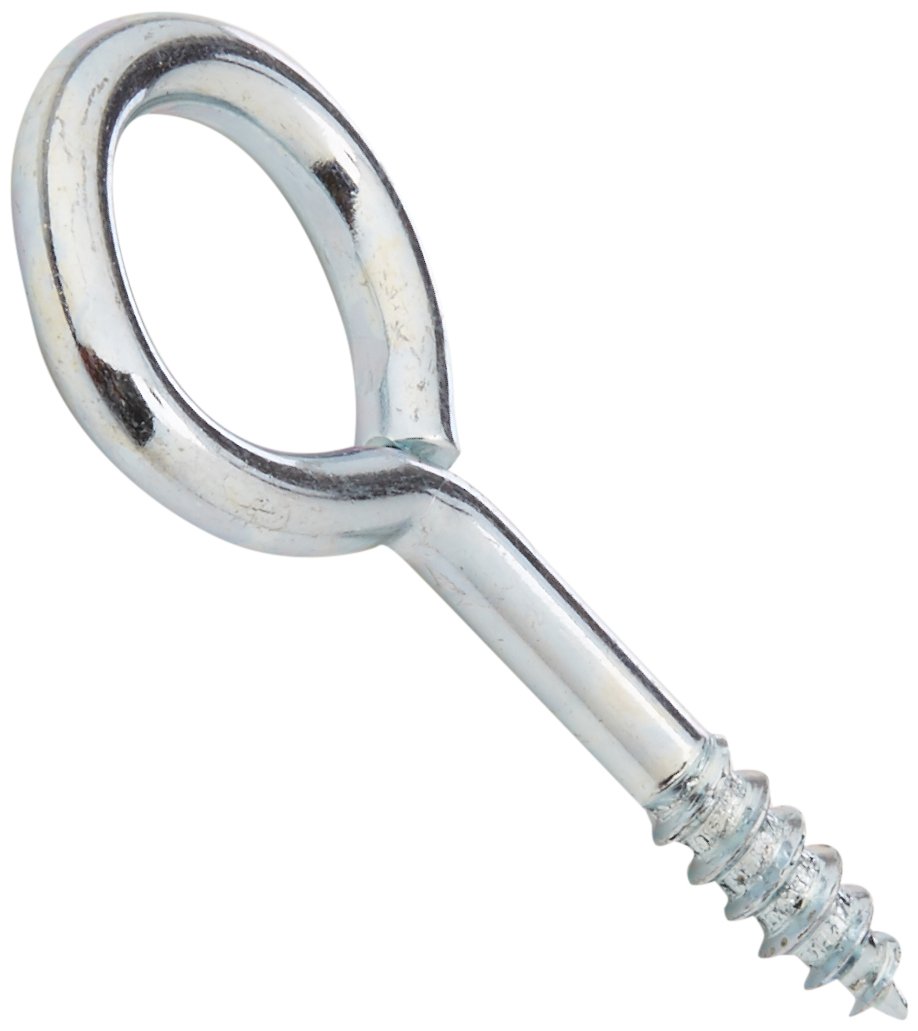 Timco Screw Eyes Hooks Zinc 55mm 4 Pieces Hanging Utility Fixings Timber Masonry