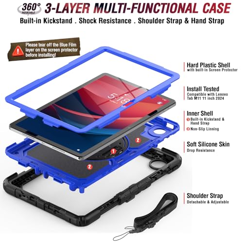 image for Herize Case for Lenovo Tab M11 Tablet TB330FU / TB330XU with Screen Pr