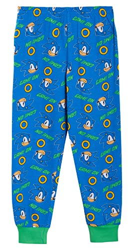 Pyjama Sonic anti-irritation ensemble de nuit garçon coton doux pour peau sensible