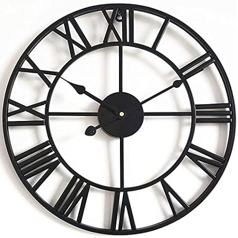 Reloj de Pared de jardín al Aire Libre HZYDD 80cm Cover