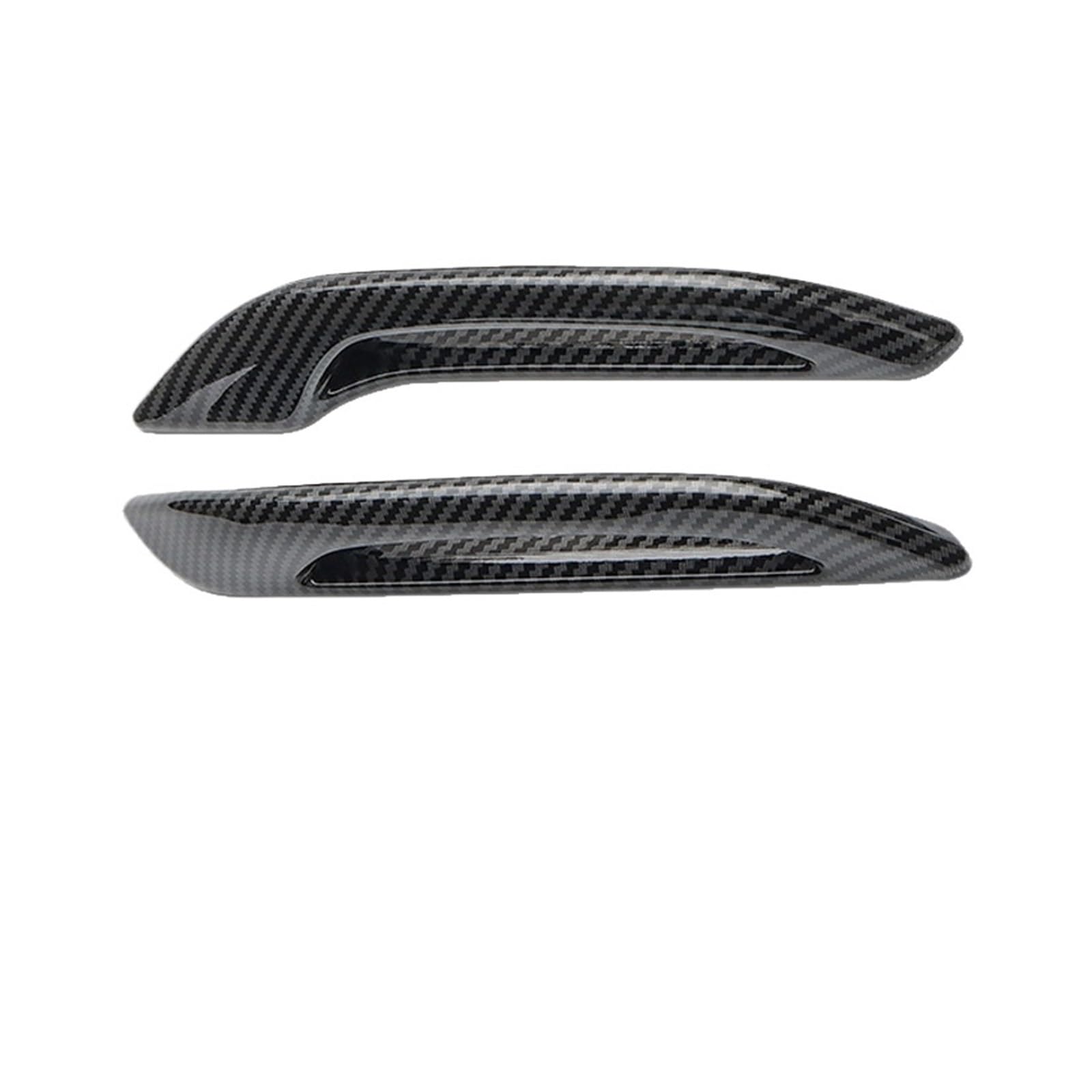 Asddllnn Bright Carbon 2Pcs Door Grab Pull Handle Inner For Tesla For Model Y For Juniper 2025 Door Handles Antifreeze Handle Stickers Patch Cover Car Modification Frost-Proof Doorknob(Bright Carbon 2Pcs)