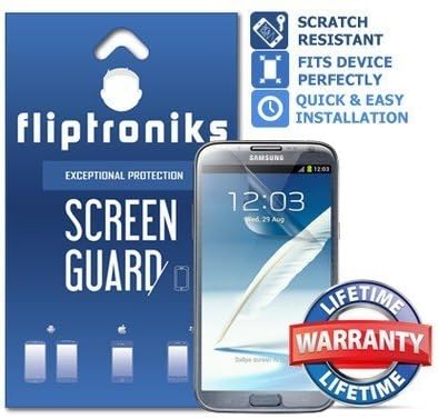 Fliptroniks Clear Screen Protector for Samsung Galaxy Note 2 T-Mobile SGH-T889 Lifetime Warranty 1 Pack