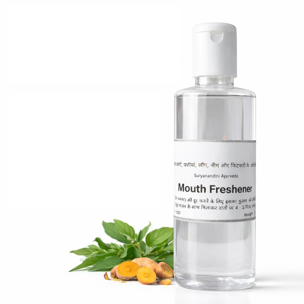Ayurvedic Mouth Freshener Spray with Neem, Clove & Turmeric | Natural Oral Care & Fresh Breath-image-34