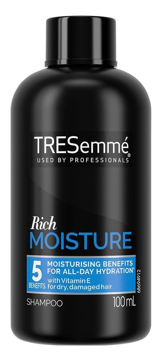 Tresemme Rich Moisture 3x Shampoo 100ml +3x Conditioner 100ml Travel Size (6x100ml), Dry Hair, 16.67 g (Pack of 6) - Image 3