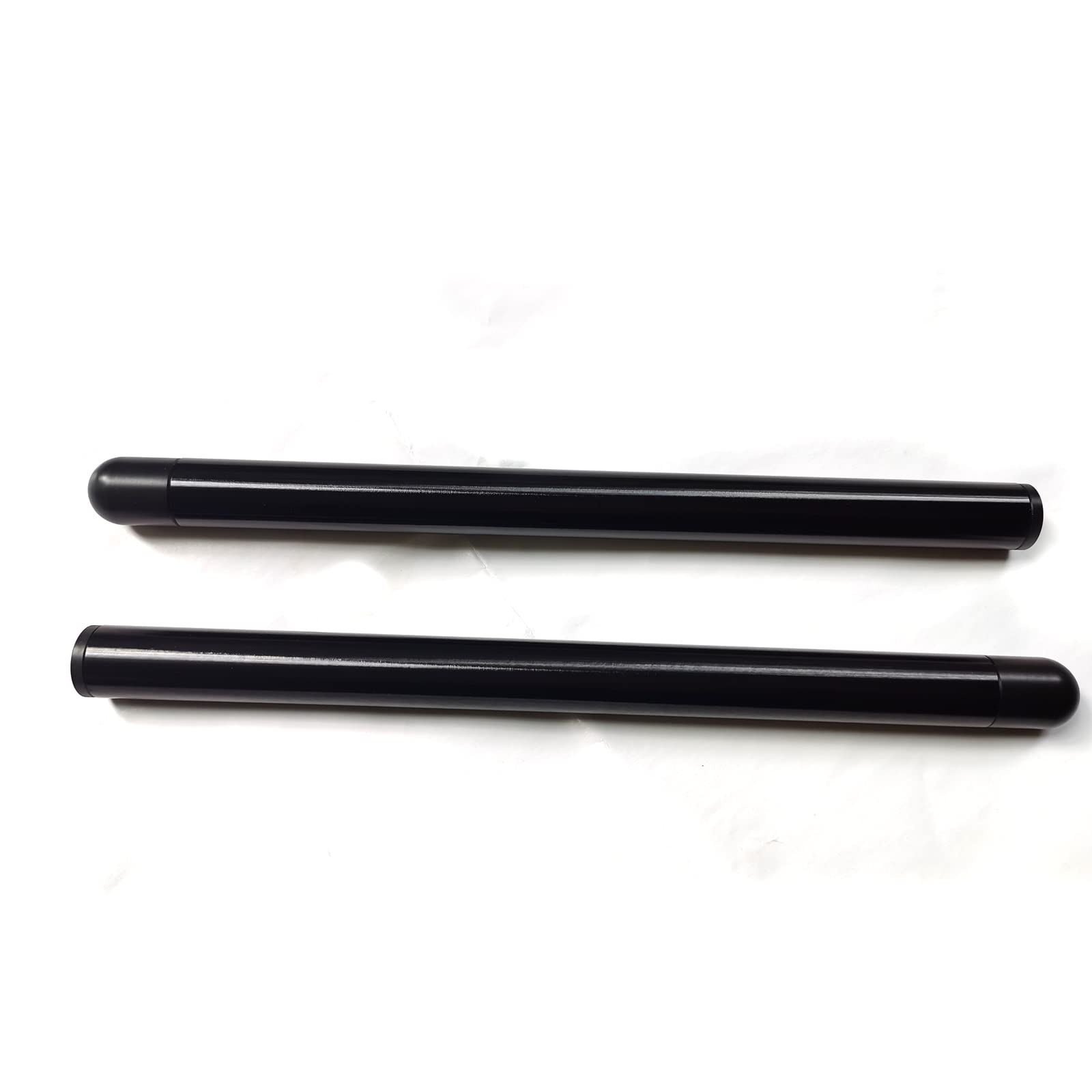 Guidon de 45 mm à clipser, élévation de 2,5 cm, adapté pour tube de fourche de 45 mm, tiges de moto de 2,2 cm, CNC Noir