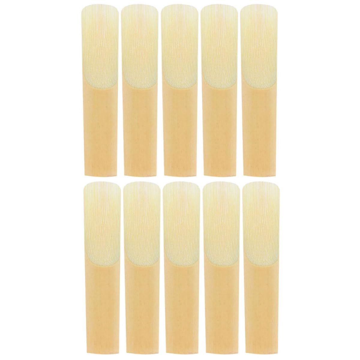 BESTonZON 40piezas Reeds Para Saxofón Soprano Cañas De Naturales Para Instrumentos Musicales Accesorios Para Saxofonistas