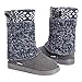 MUK LUKS Women's Cheryl Fashion Boots, Grey, 10