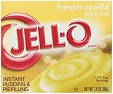 Jello French Vanilla instant pudding (pack of 6)