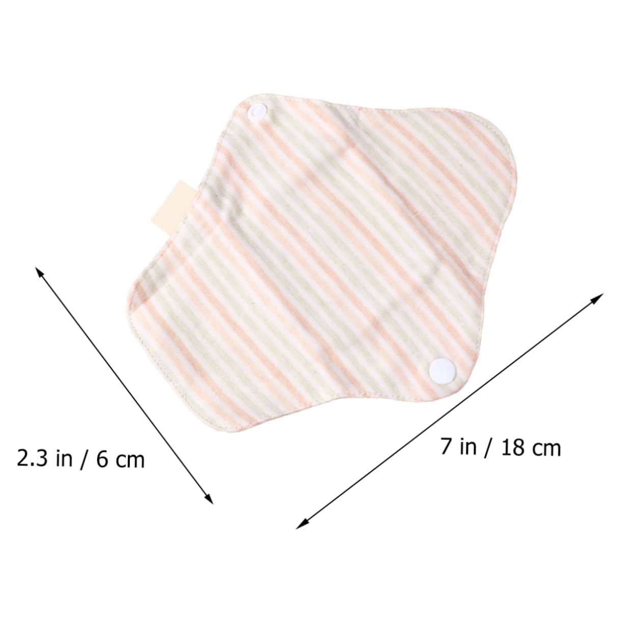 ORFOFE 3er-set Waschbare Binden Für Frauen Wiederverwendbare Bio-slipeinlagen Dünne Menstruationsbinden Starke Saugfähigkeit Atmungsaktiv Und Bequem 5 Stück X 3 Zufälliger Stil