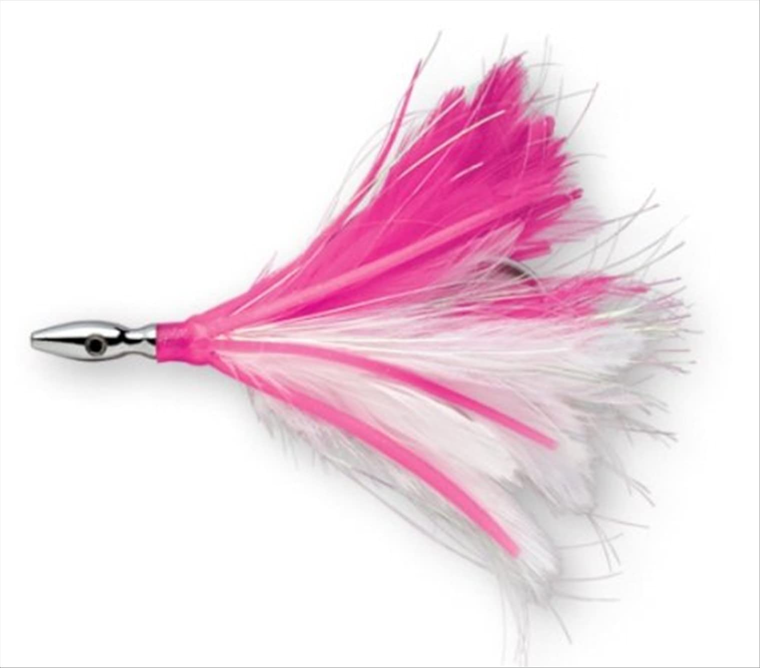 WilliamsonFlash Feather Rigged 04 (Pink/ White, Size- 4)