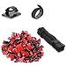 Cable Management - 100 PCS Adhesive Cable Clips + 50 PCS Cable Ties Rantizon Cable Clamp, Wire Clips, Car Cable Organizer, Reusable Fastening Cable Tie Organizer for Laptop, PC, TV, Car