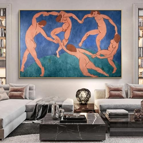 Images d'art mural la danse d'Henri Matisse, toile de décoration d'intérieur premium