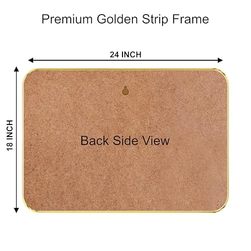 Image of SAF Lord Shiva Wall Art | Meditating Mahadev Painting on MDF Board | Spiritual Hindu God Wall Decor for Home, Living Room, Puja Room & Meditation Space (18 x 24 Inch) ETNF01-1020