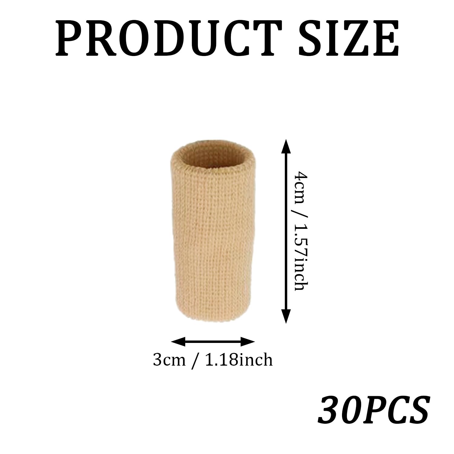 30 Pièces Manchons de Protection des Doigts, Élastique Manchons de Protection de Compression pour Le Pouce, Les Sports de Attelle Protecteur de Doigt, pour Basket-Ball, Volleyball