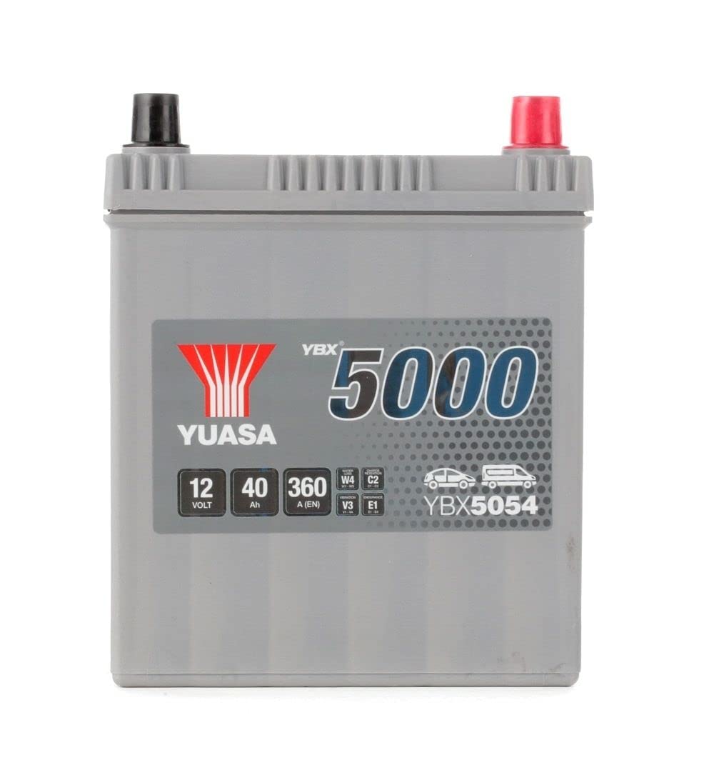 YUASA Batterie 40, Ah 360, A/EN YBX5054 L 187mm B 127mm H 223mm Compatible avec SUZUKI JIMNY FJ, TOYOTA Yaris 3/5 portes P1, HONDA CIVIC VIII Hatchback FN, FK, HYUNDAI i10 PA
