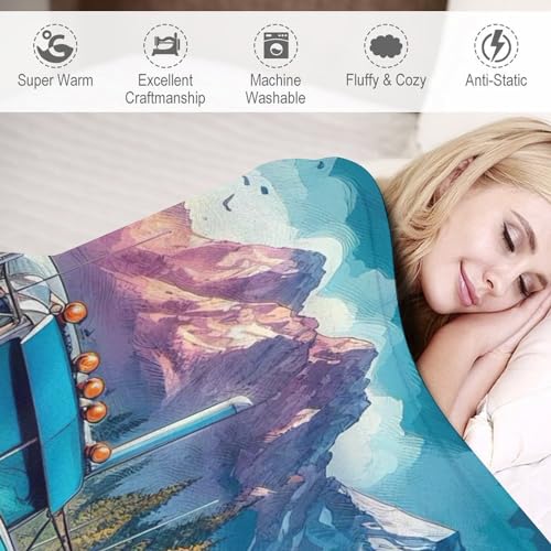 Manta para camión grande de franela de 180x200 cm y manta cálida para sofá 6