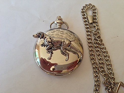 Montre de poche gousset A30 en argent poli avec son coffret cadeau pour homme