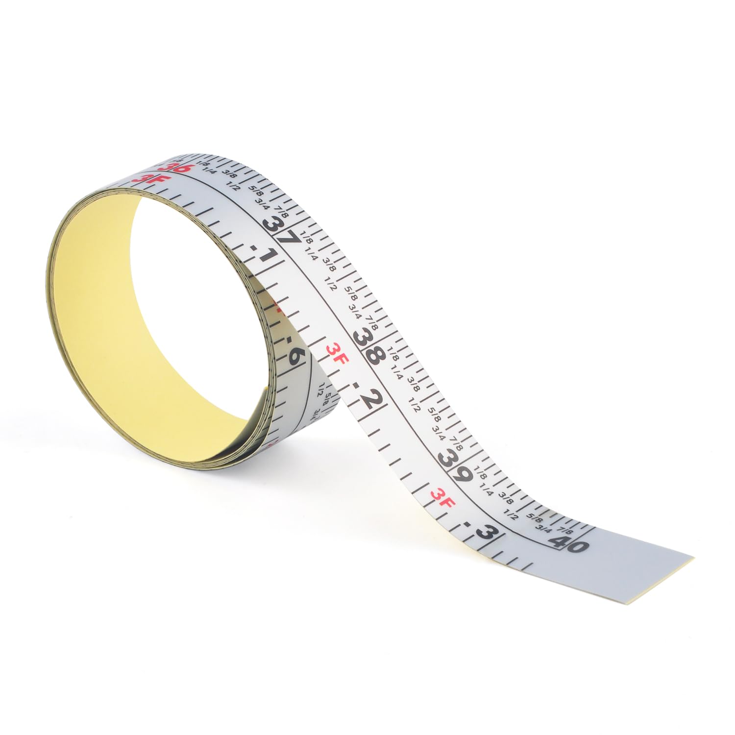 WIN TAPE Workbench Ruler Adhesive Backed Tape Measure - 40 Inches 101 Centimeters
