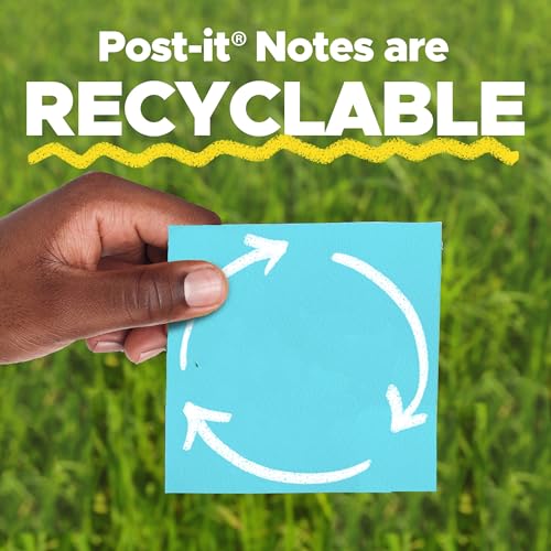 Image of Post-it Notes, 32 Sticky Note Pads, 2400 Count, 3 x 3 in., School Supplies and Office Products, The Iconic Canary Yellow Note