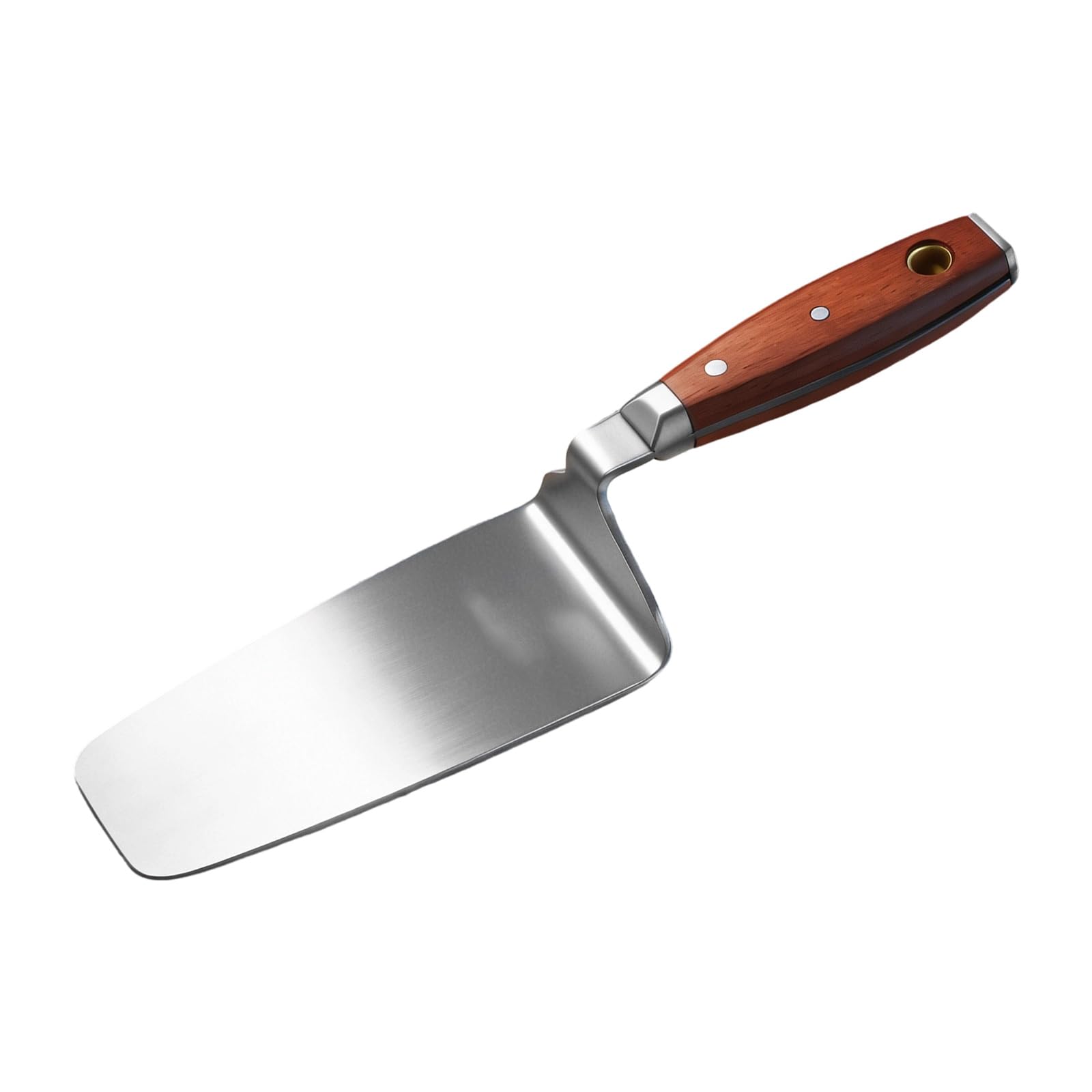 Sturdy Construction Trowel with Stainless Steel and Wooden Handle Wall Plastering Rustproof Tool for Masons Ergonomic Mortar Jointing Tool