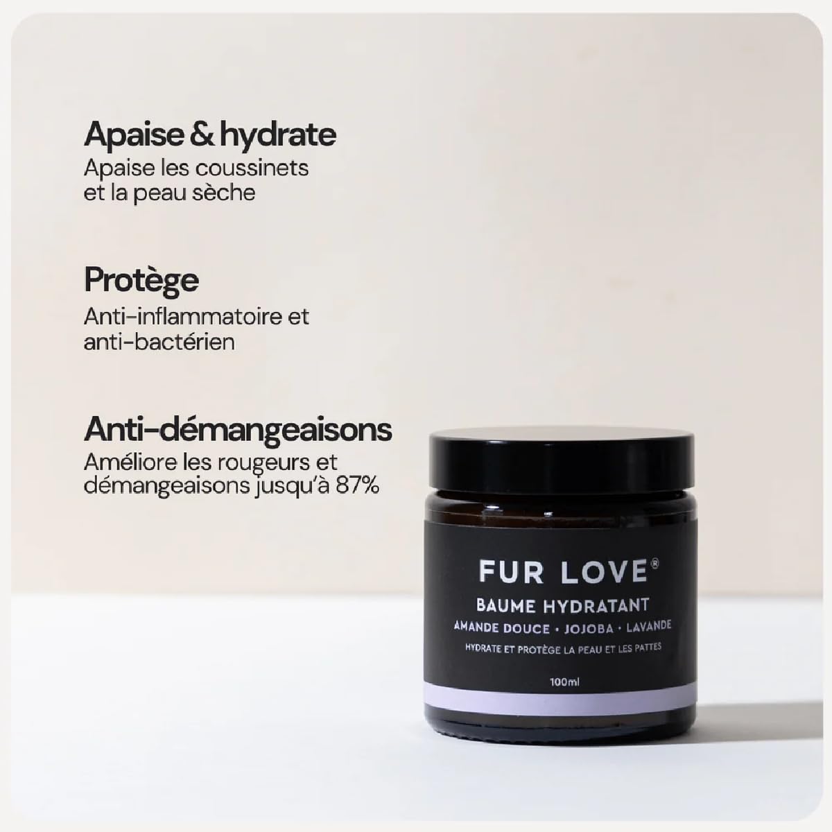 Baume Coussinet Truffe Chien - Soin Hydratant Zones Sèches – Cire D’Abeille, Huiles Apaisantes – Protection Pattes Peau Irritée – Soin Nourrissant, Protecteur Quotidien