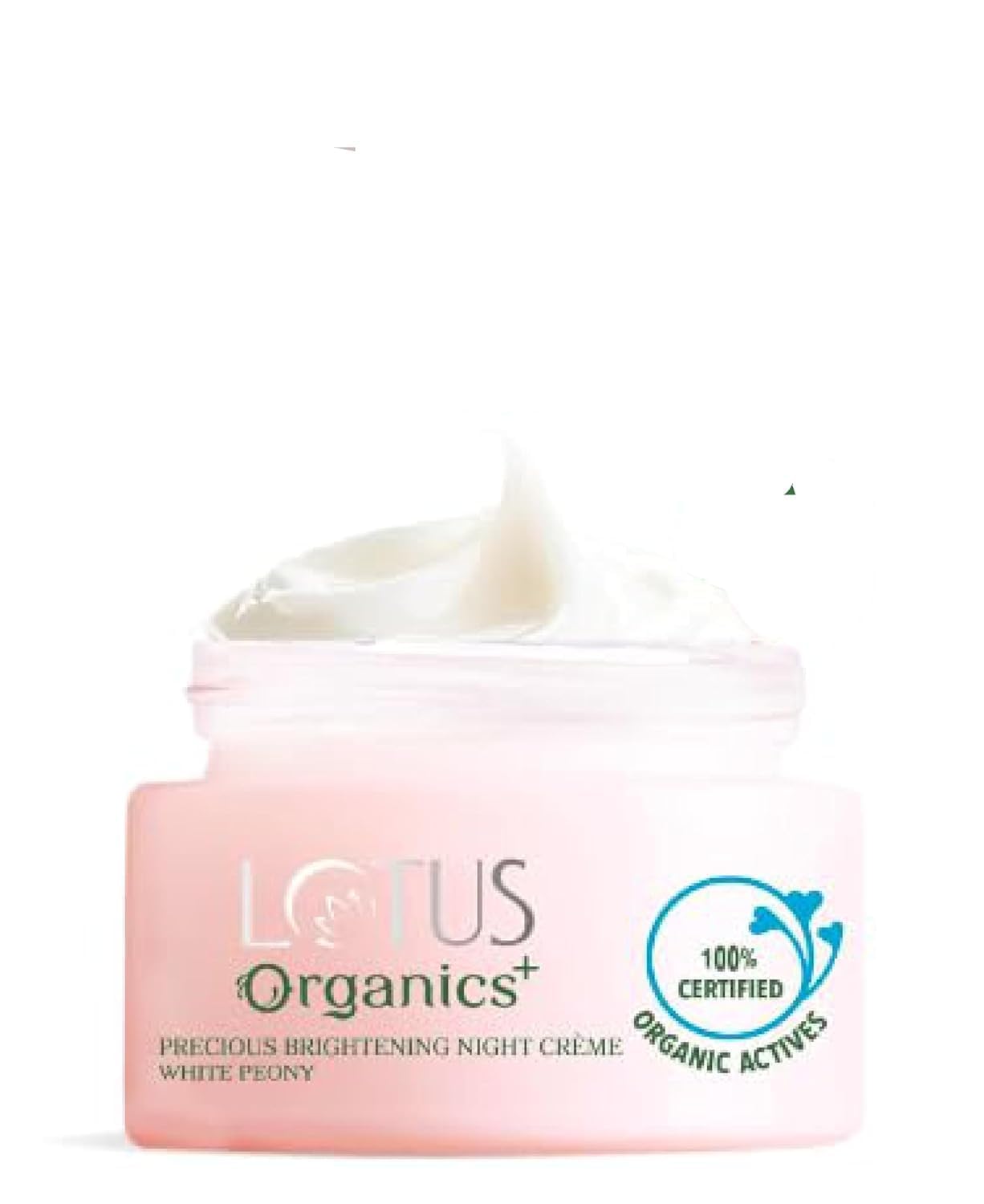 Lotus Organics+ Precious Brightening Night Creme, White