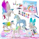 🎨Einhorn-geschenk für mädchen - Dieses Einhorn-Mal-Kit ist ideal für Kinder von 3 bis 9 Jahren. Als Weihnachtsgeschenk und als Bastelset für einen Zeichen- und Gekritzelwettbewerb verwendet werden.