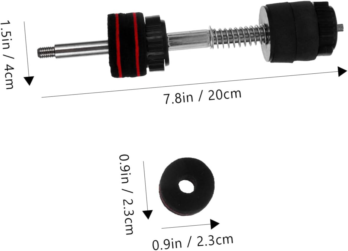 1set Stack Cymbal Stacker Kit Quick Release Cymbal Nut for Drum Fixing Easy Installation and Removal Double-braced Accessories for Drummers and Percussionists