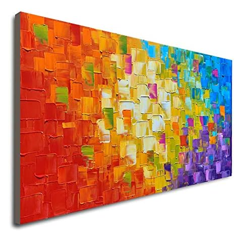 Seekland Art Hand Painted Abstract Canvas Cover