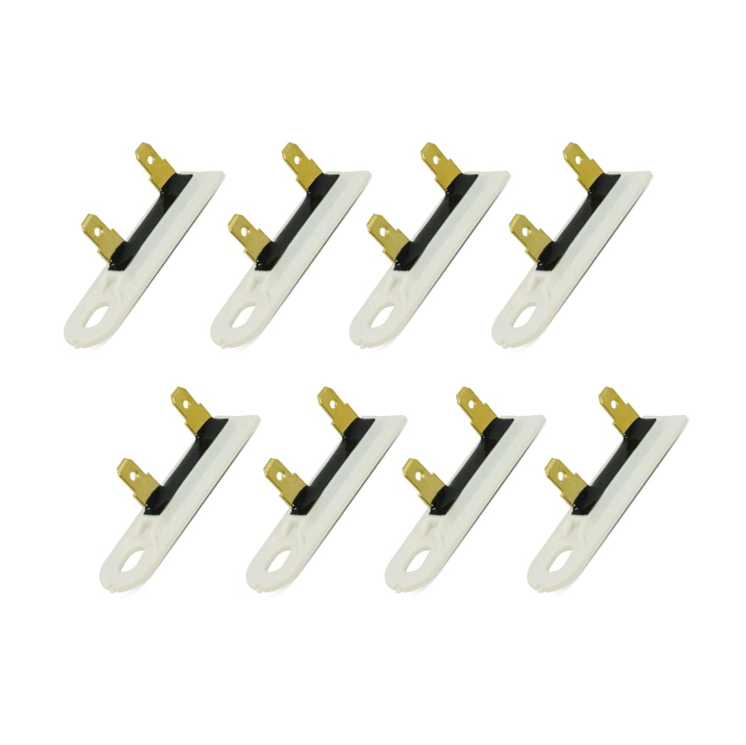 8-Pack 3392519 Replacement Thermal Fuse Fit for Whirlpool Maytag Kenmore Dryers- Pack of 2-Replace part No. 3388651, 3392519, 694511, 80005, WP3392519VP