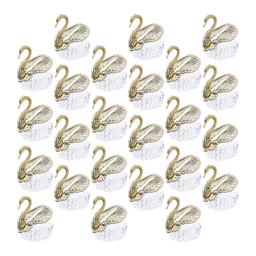 Boîtes à bonbons mariage pour décoration de table de fête | Contenant acrylique chic lot de 24